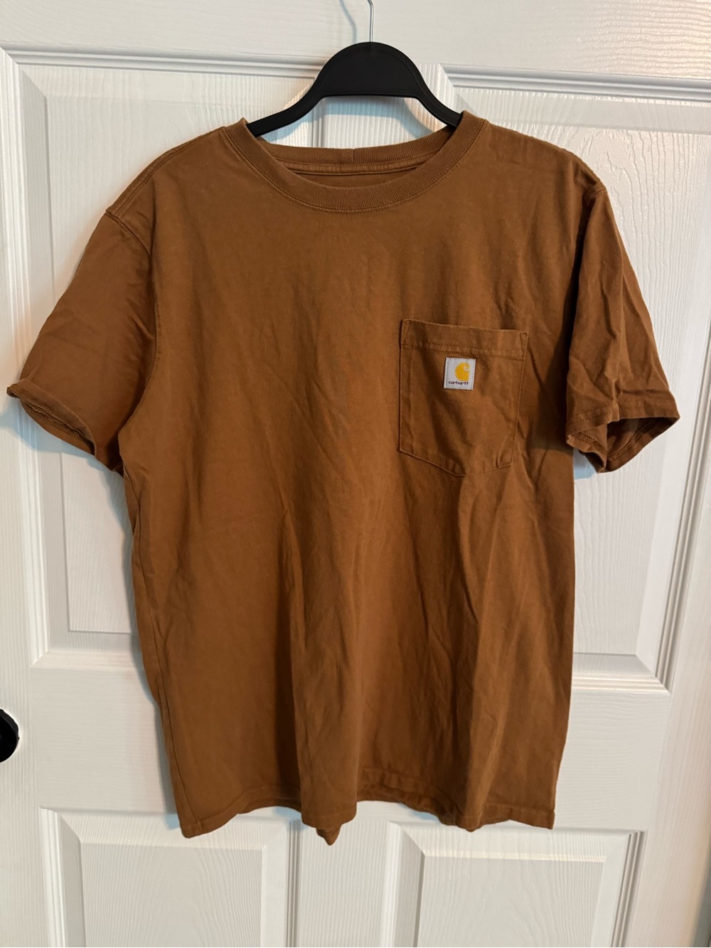 Carhartt Pocket T-Shirt Loose Fit Womens Brown Carhartt Tee